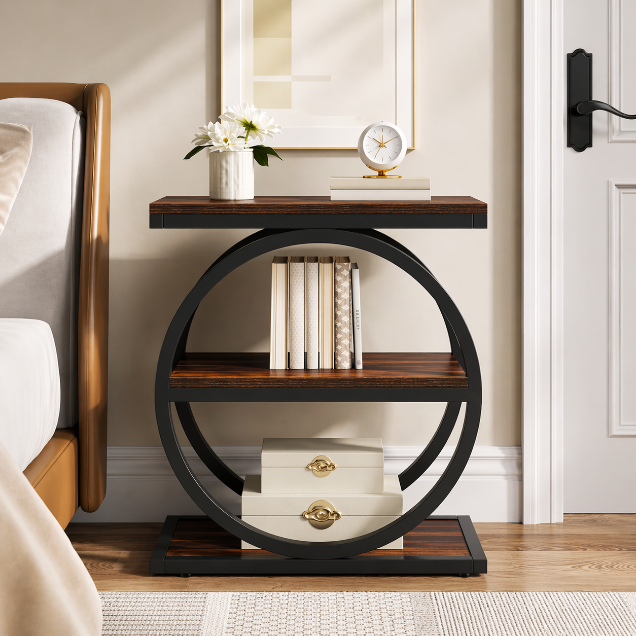 Arcwood Geometric Side Table