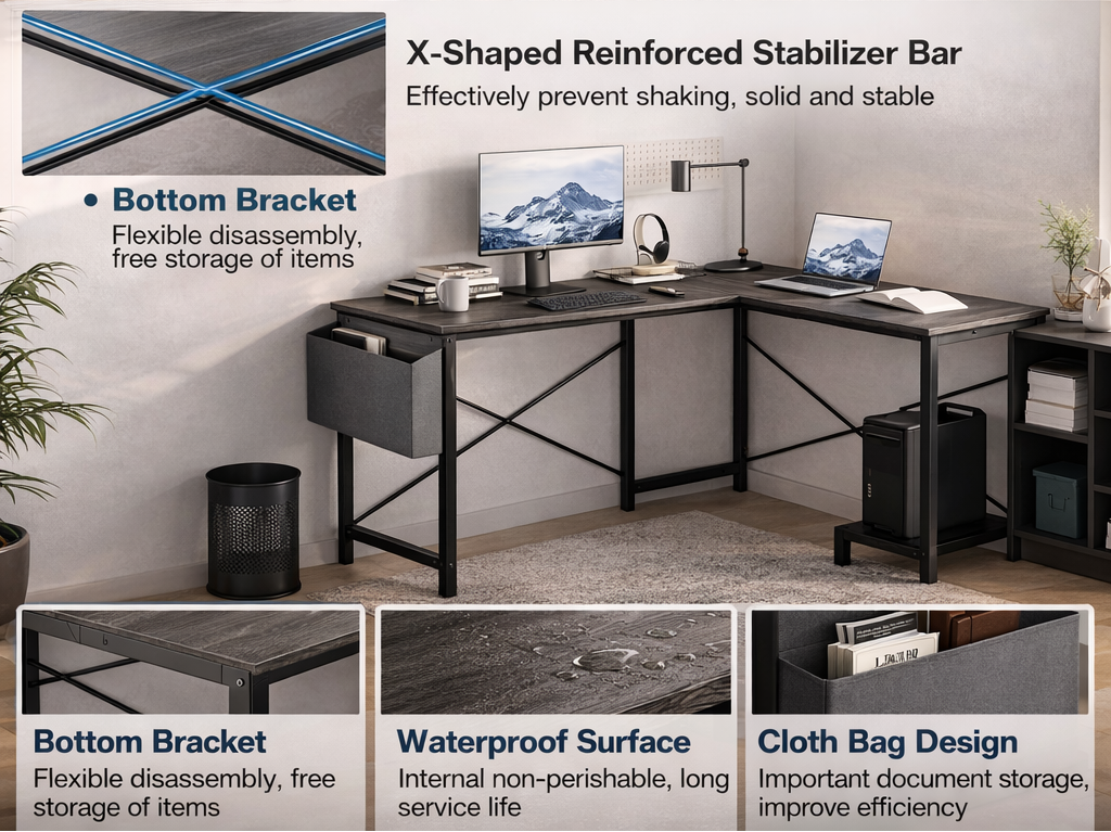 CornerCraft L-Desk