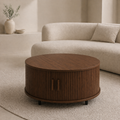 Fluted Drum Coffee Table