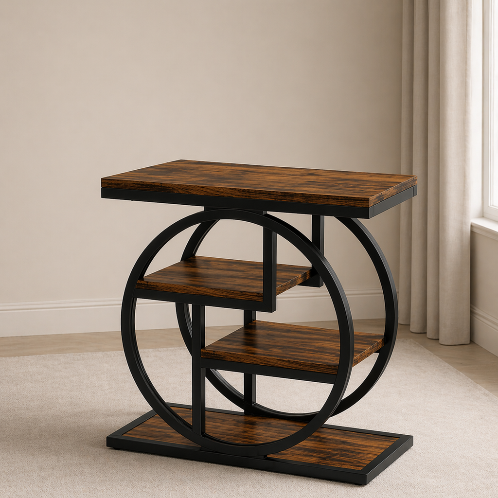 Arcwood Geometric Side Table