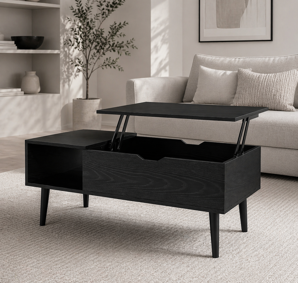 Nordlift Adjustable Storage Shelf Coffee Table