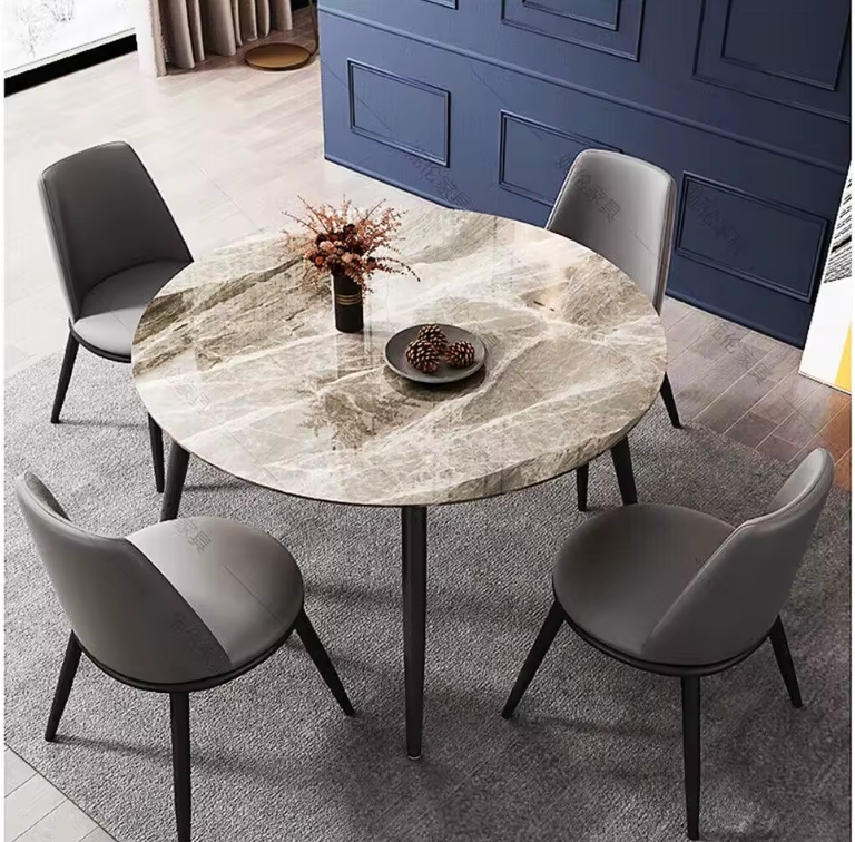Marble Rounded Dinner Table